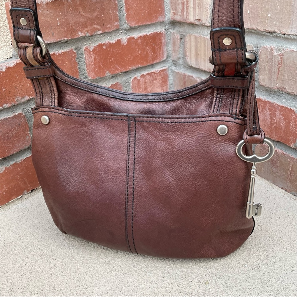 Fossil”Maddox”Bag Bundle Patchwork Multicolor Lea… - image 7